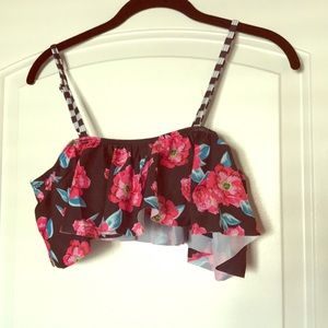 Ruffle bikini top NEW!!